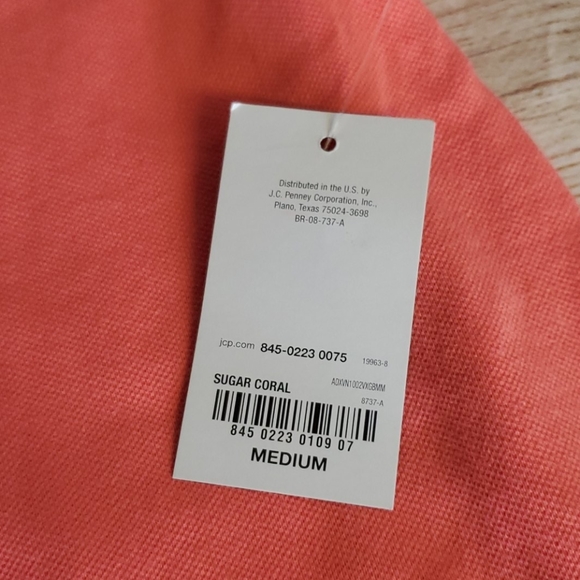 St. John's Bay Short Sleeve Polo (Size: M) NWT - Picture 4 of 4